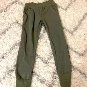 Army green sweatpants